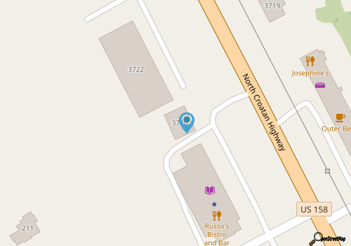 Miss Lizzie's map location