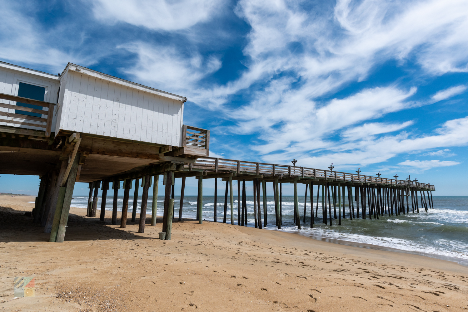 Kitty Hawk Pier and beach